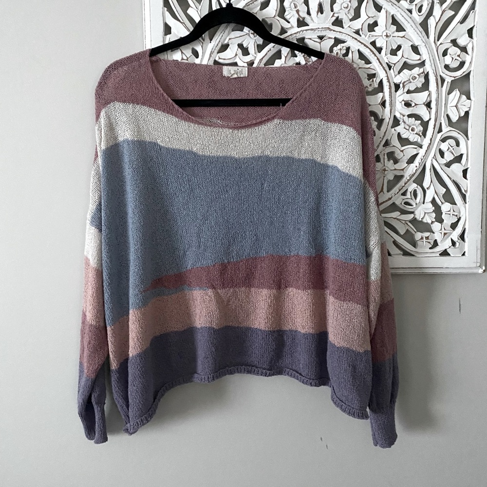 Off Shoulder lightweight sweater
